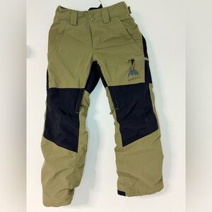 Burton Youth Snow Pants Thermacore ECO Room To Grow Olive M